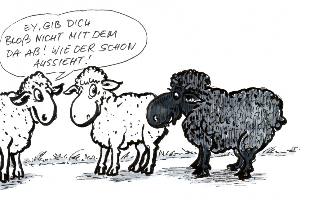 Cartoon: Außenseiter 1