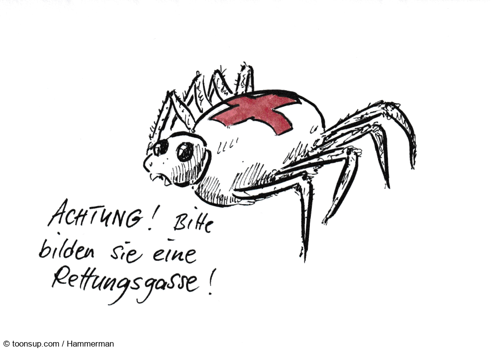 Cartoon: #inktober 2023  2 Spider 1