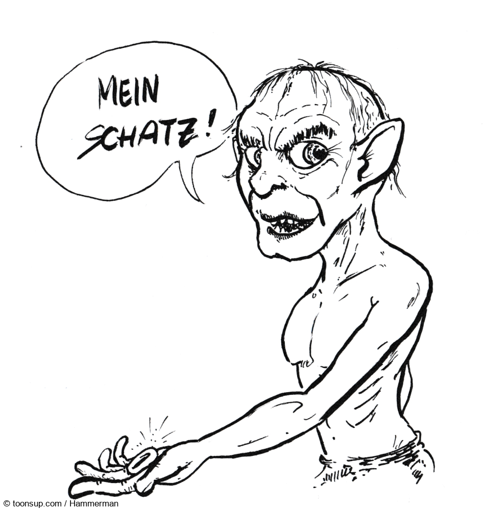 Karrikatur: #inktober 2023  6 Golden 1