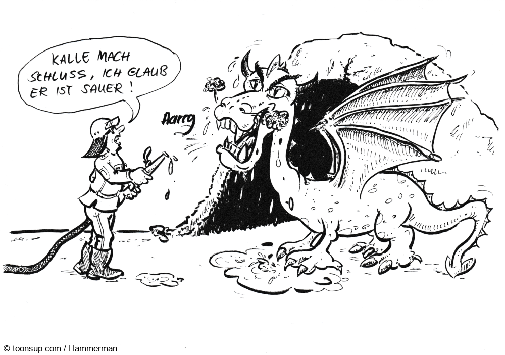 Cartoon: #inktober 2023_ 25 Dangerous 1