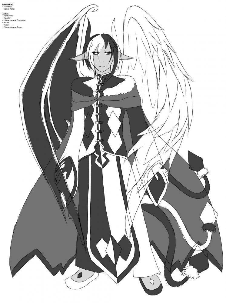 Concept Art / Character Design: Larciel Uziel 1