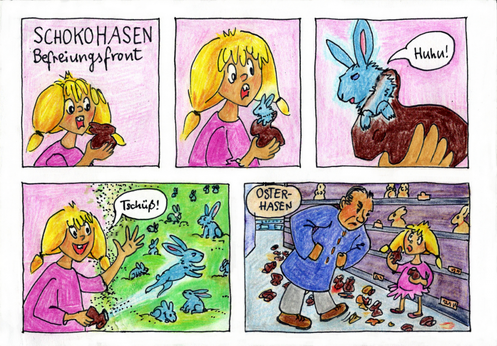 Comic: Schokohasen-Befreiungsfront 1
