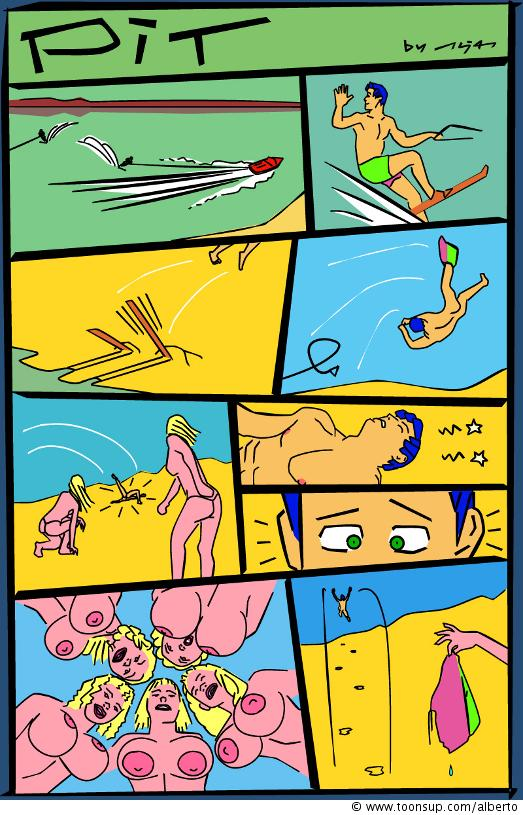 Comic: Beach 1