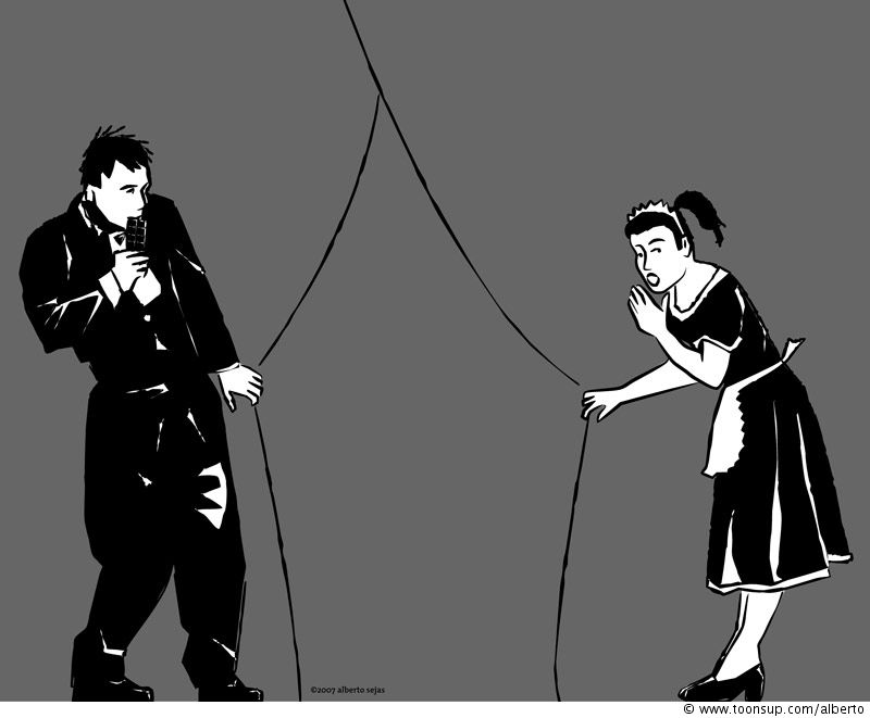 Illustration: Butler and maid 1