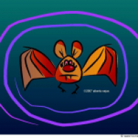 Schlaflose Fledermaus