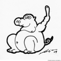 Mal mir ein Schwein