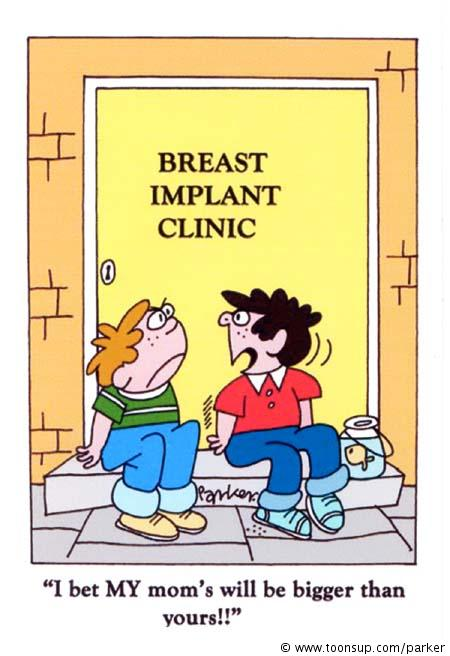 Cartoon: I bet my mom's will be bigger than yours!' 1