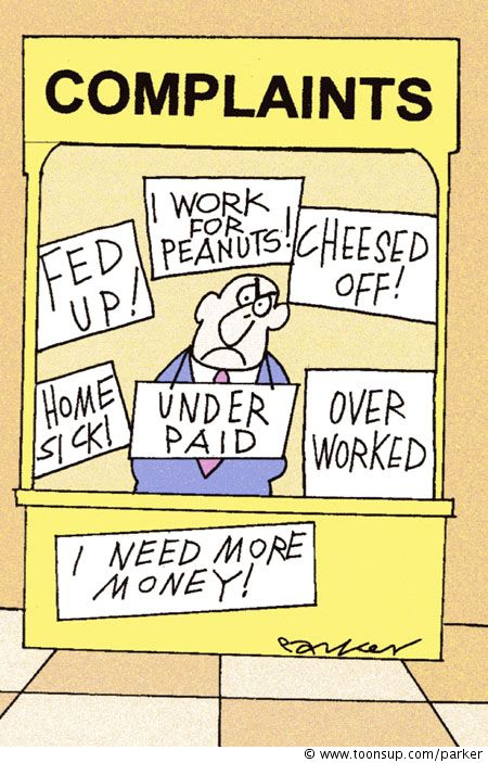 Cartoon: Complaints 1