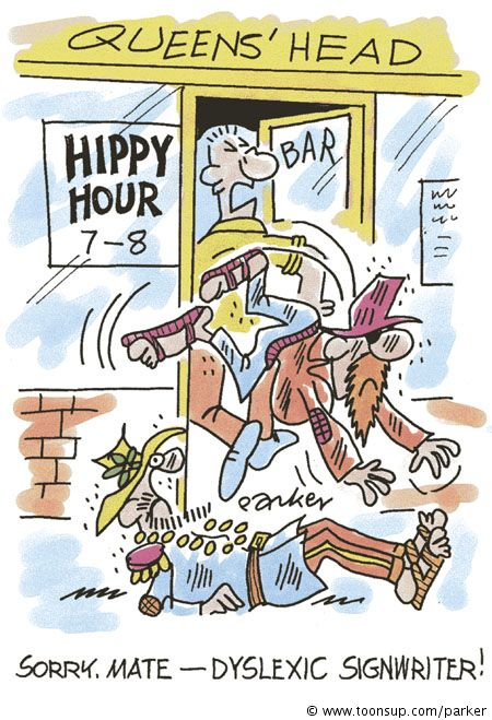 Cartoon: Hippy Hour 1