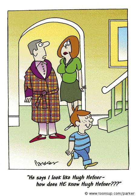 Cartoon: Playboy. 1