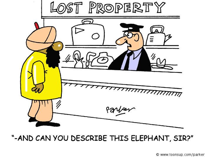Cartoon: Lost property. 1