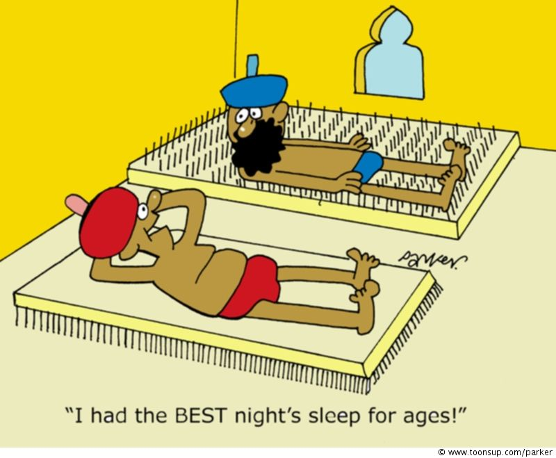 Cartoon: Good night's sleep. - Toonsup