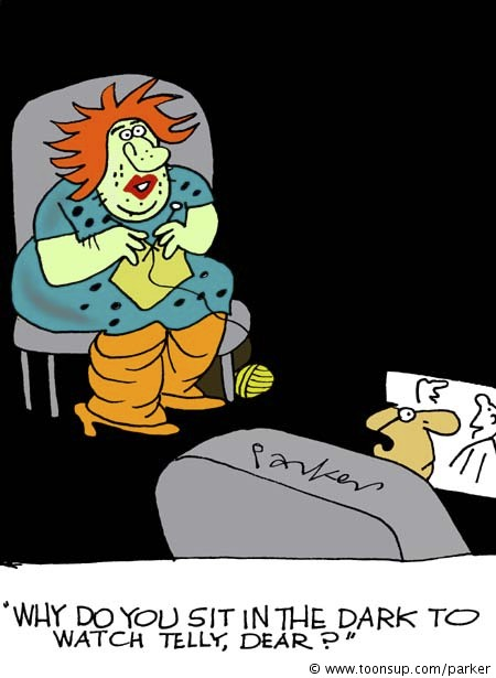 Cartoon: The dark side. 1