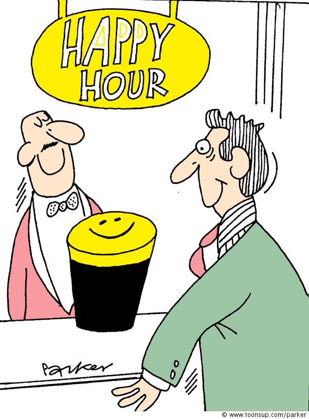 Cartoon: Happy hour. 1