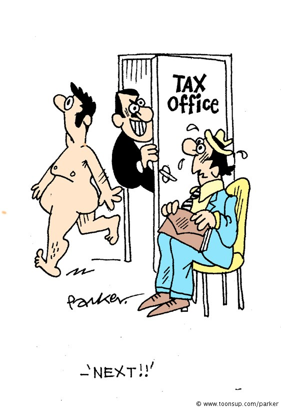 Cartoon: Tax office 1