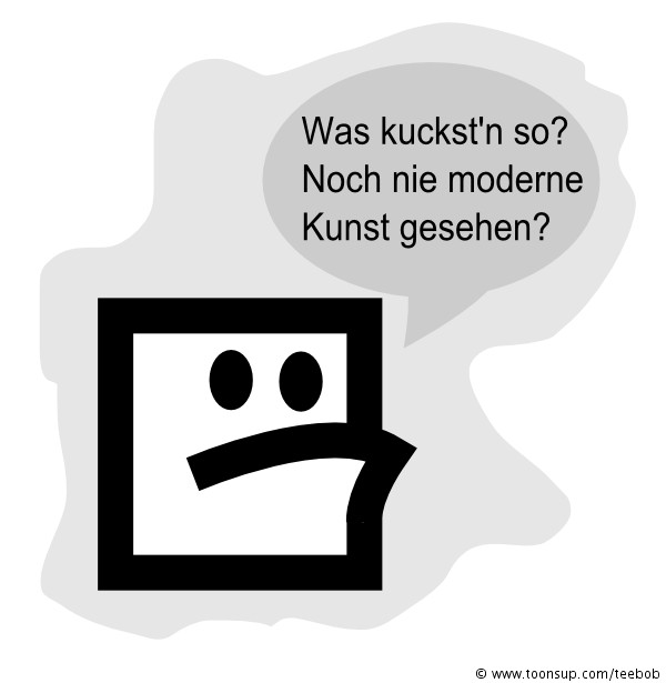 Cartoon: Moderne Kunst 1