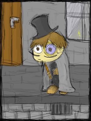 Concept Art / Character Design: Der arme Reiche mit Bronzedolch 1