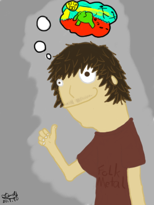 Illustration: Selbstportrait 1