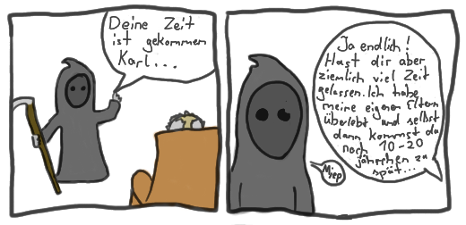 Comic: Verspätet 1