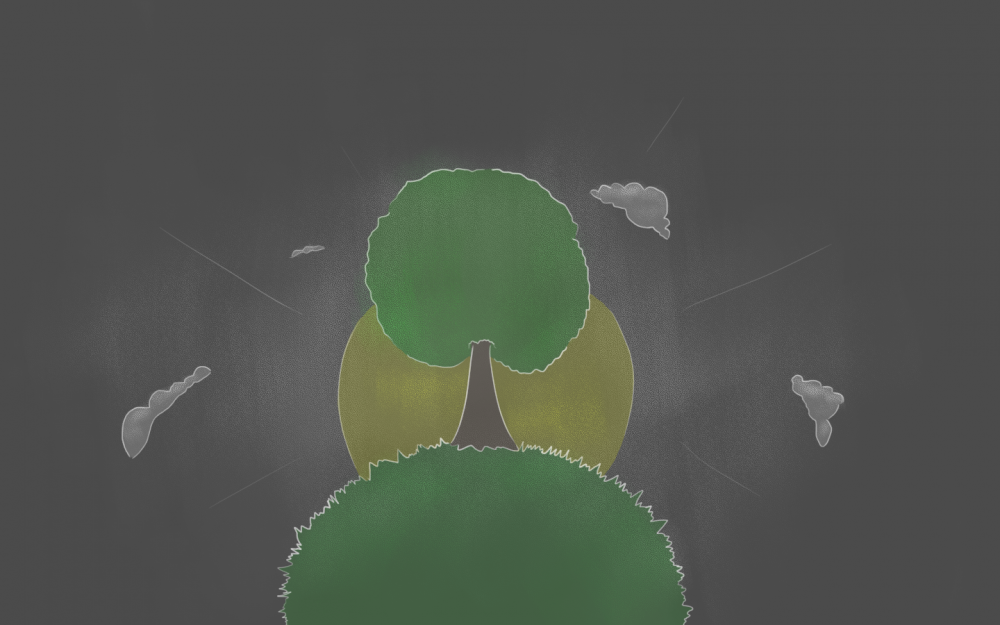 Illustration: Green Desk 1