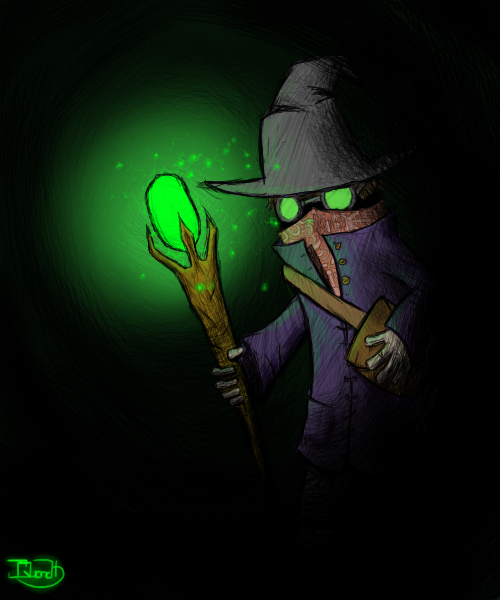 Illustration: Grünschattenmagier Rework 2