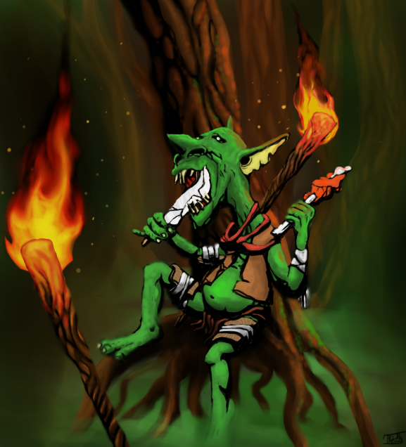 Illustration: Magic - Goblin-Fackelaufsteller 2