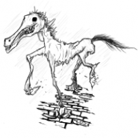 Zombie Pferd