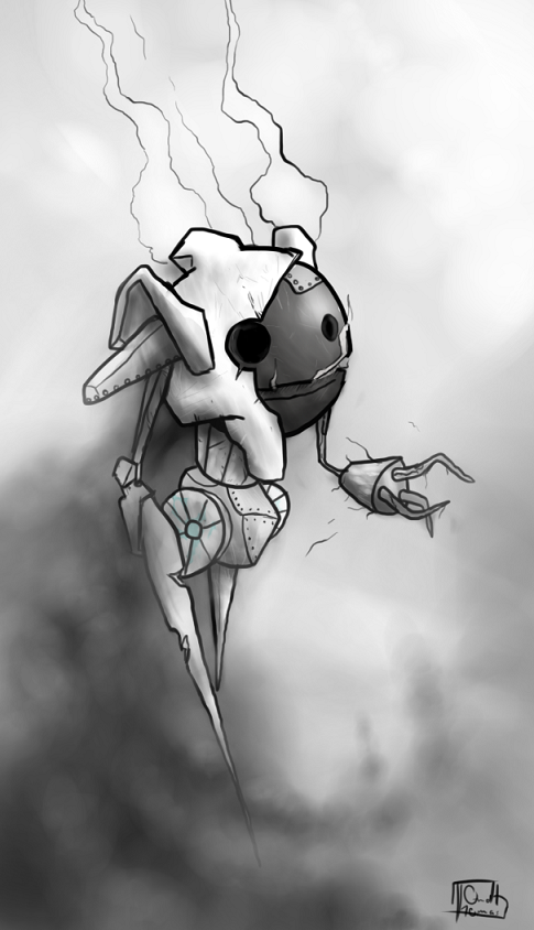 Concept Art / Character Design: Warmon Doppelgesichtdingsbums 1