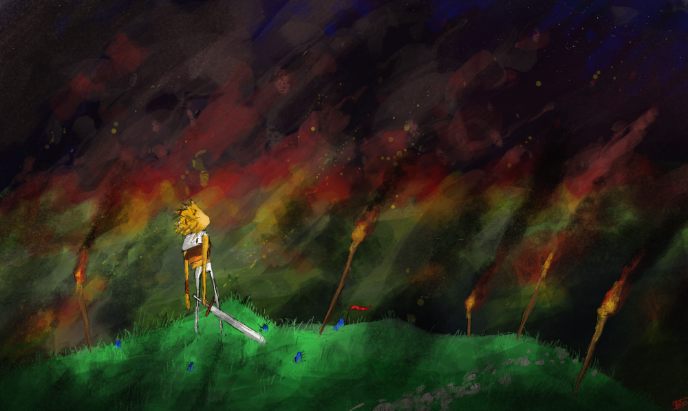 Concept Art / Character Design: Iuhiu Worldburnin 1