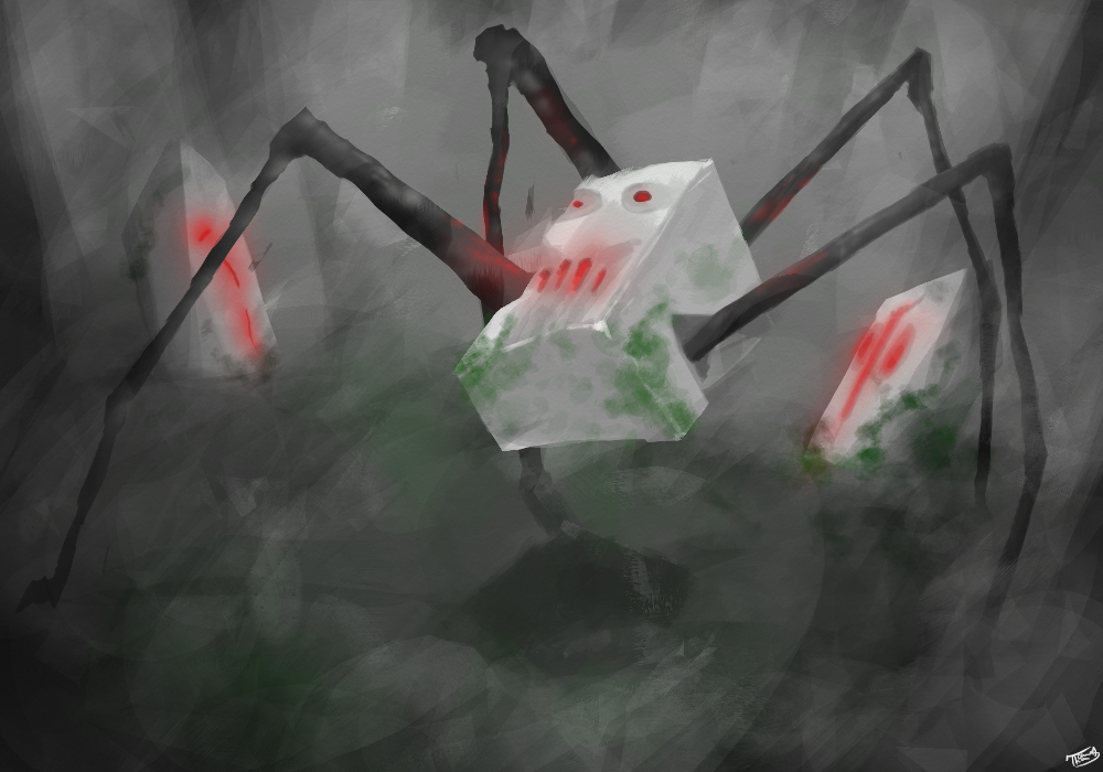 Concept Art / Character Design: Spinnenstein 1