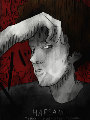 Illustration: Selbstportraitding 1