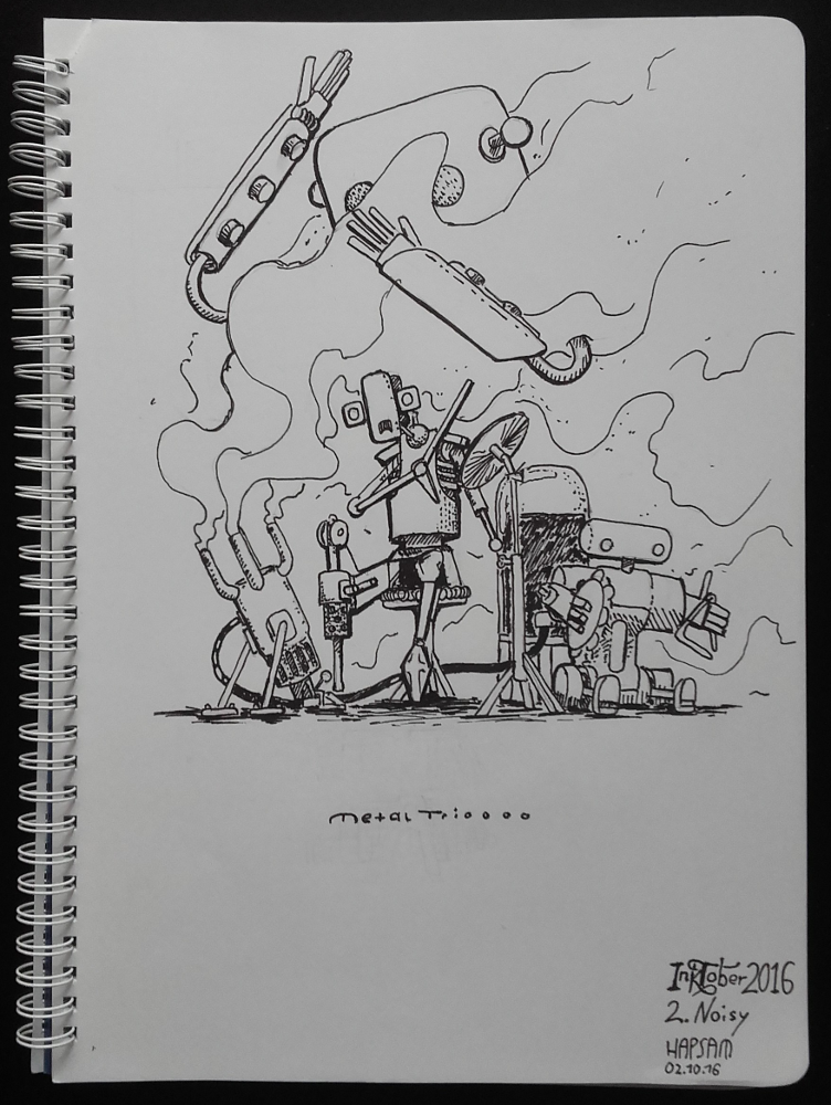 Illustration: 2 Noisy Inktober 16 1