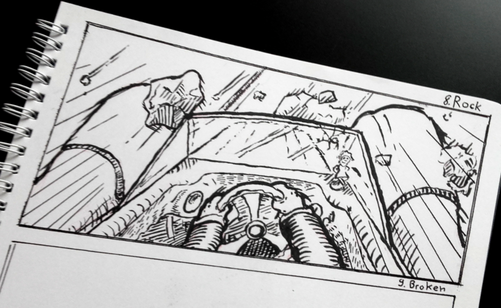 Illustration: 8 Rock Inktober 16 1