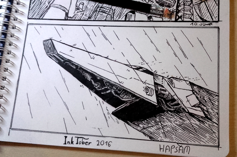 Illustration: 10 Jump Inktober 16 1