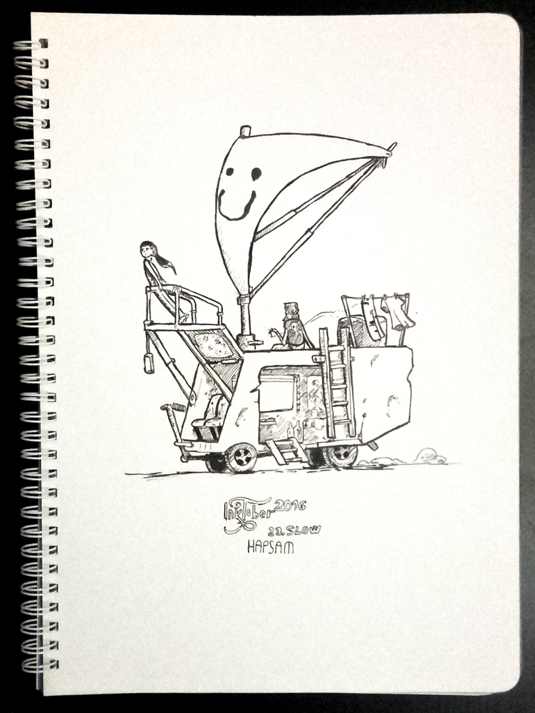 Illustration: 23 Slow Inktober 16 1