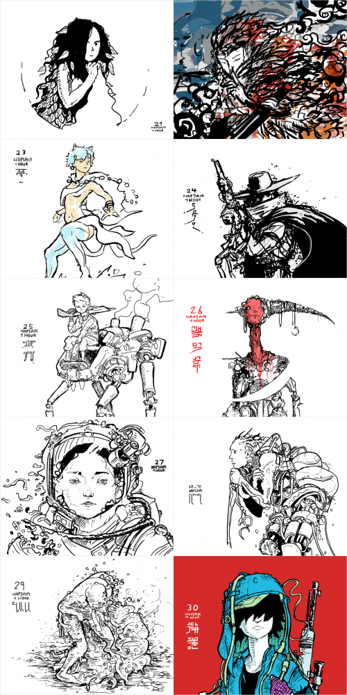 Illustration: Doodles 21-30 1