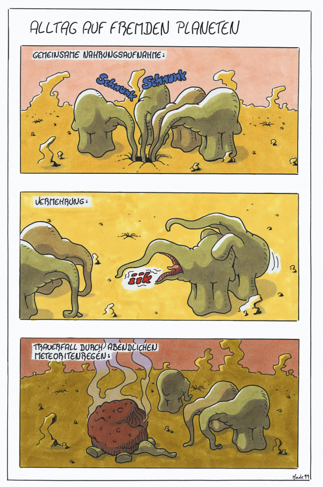Comic: Alltag auf fremden Planeten 1