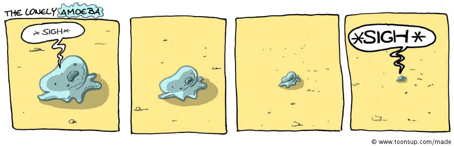 Comic: Lonely Amoeba 1