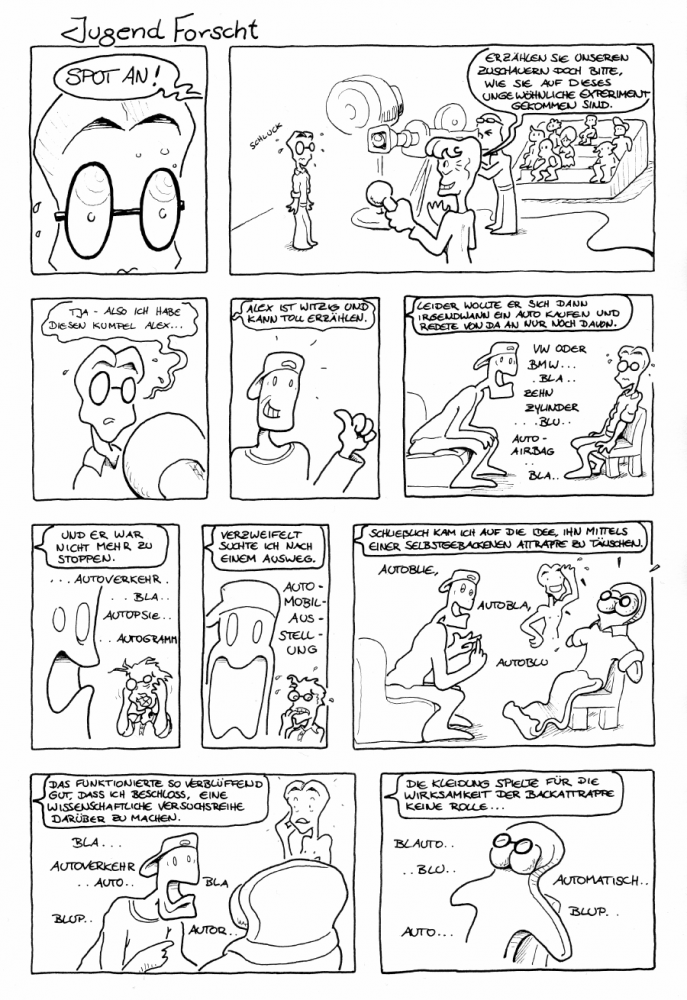Comic: Jugend forscht 1