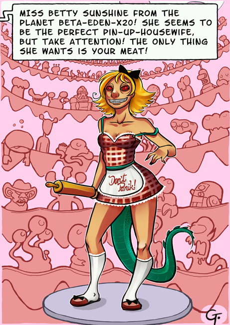 Illustration: Miss Alien 2009 3