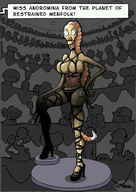 Illustration: Miss Andromina (Miss Alien No. 6) 1