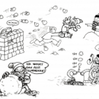 Schneeball Gewimmel