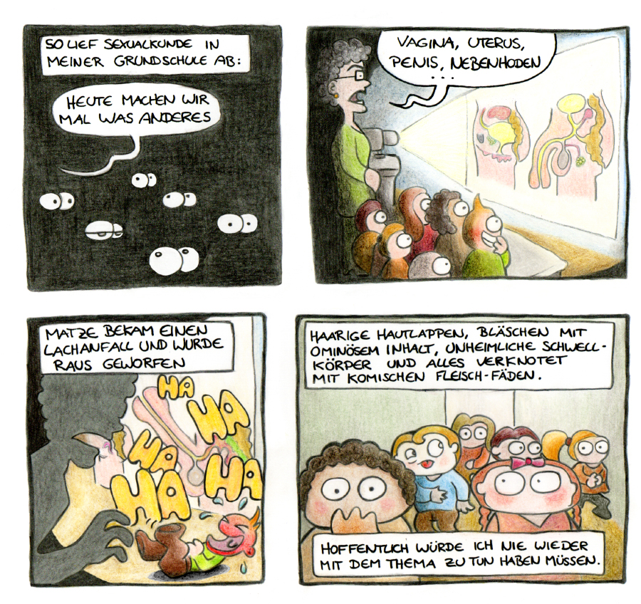 Comic: Sexualkundeunterricht 1