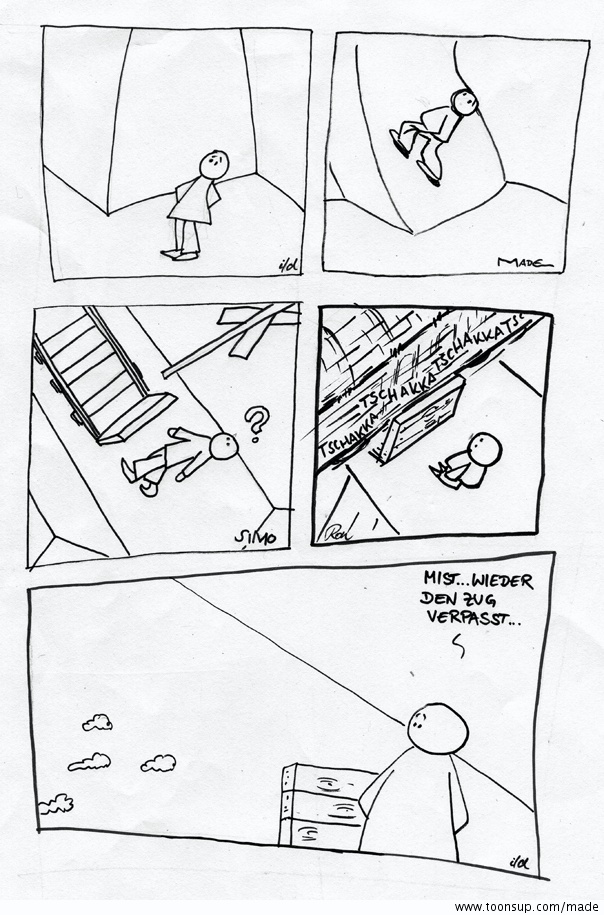 Comic: Escher-Alptraum 1