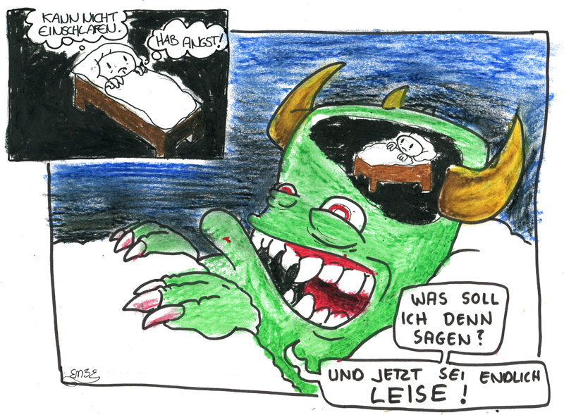 Comic: Einschlafen 1