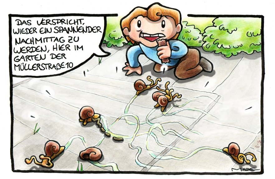 Comic: Schneckenrennen 4