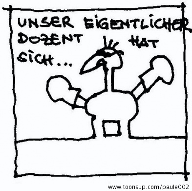 Cartoon: Seminar über Popel 4