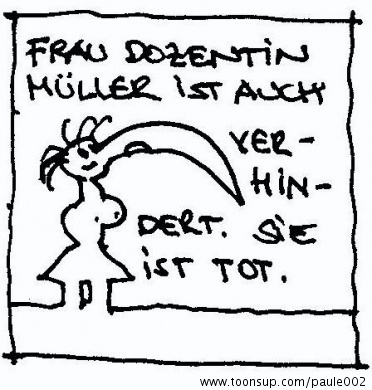 Cartoon: Seminar über Popel 6