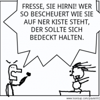 Comic: wer bescheuert auf ner Kiste steht 3