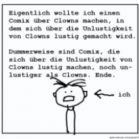 Comix über Clowns